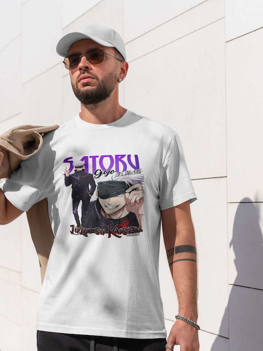 Tricou cu Satoru Gojo din Jujutsu Kaisen