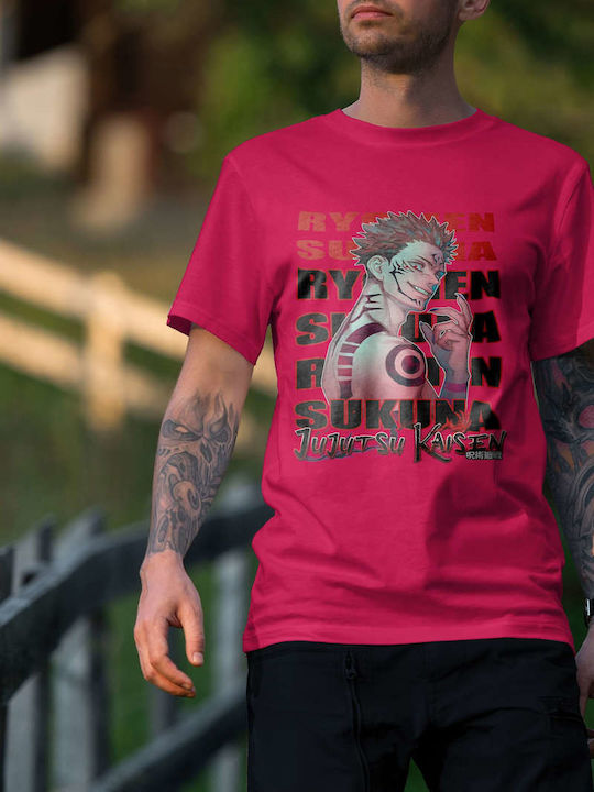 Ryomen Sukuna Jujutsu Kaisen Bedruckte Blusen