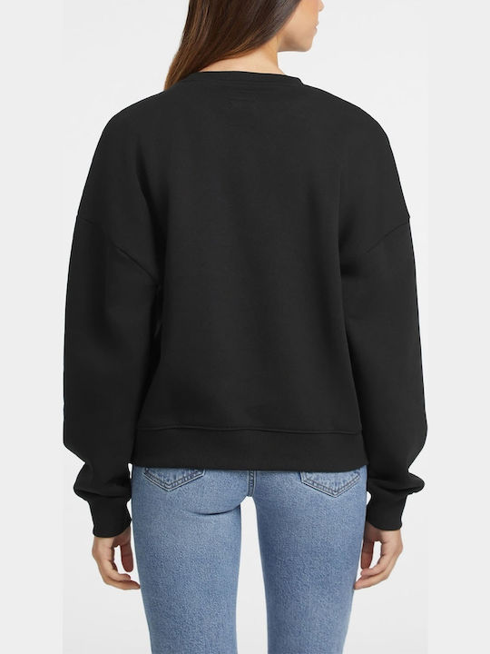 Long Women's Sweatshirt Black W4YQ00KC811 JBLK