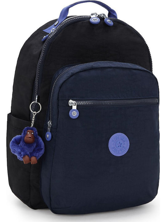 Kipling Seoul Чанта Раница за лаптоп 15" в Син цвят