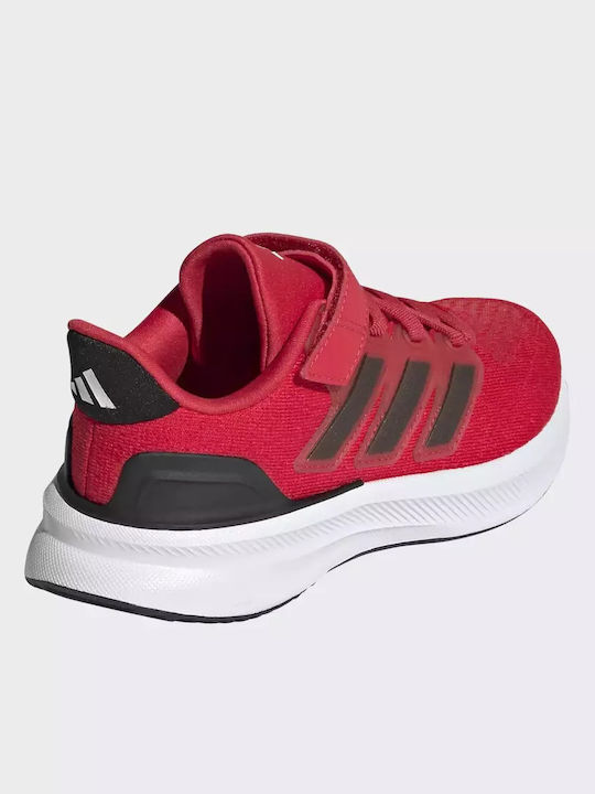 Ultrarun 5 El C Kids Sports Shoes Running with Hoop & Loop Closure Red