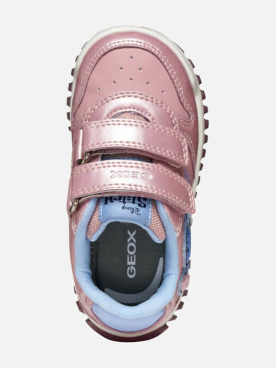 Lightyloo Kinder Sneakers Anatomisch mit Klettverschluss Rosa