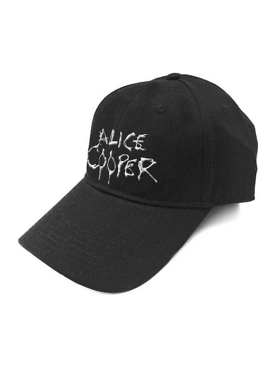 Καπέλο Alice Cooper Dripping Logo Baseball Cap Black Acsscap01b