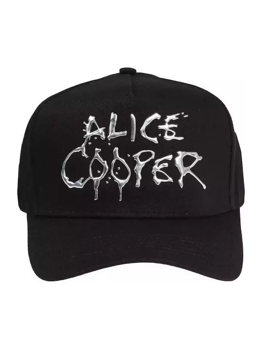 Καπέλο Alice Cooper Dripping Logo Baseball Cap Black Acsscap01b