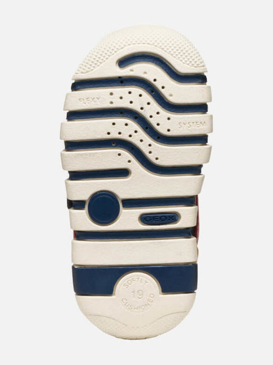 B IUPIDOO Παιδικά Sneakers Ανατομικά με Σκρατς Μπλε