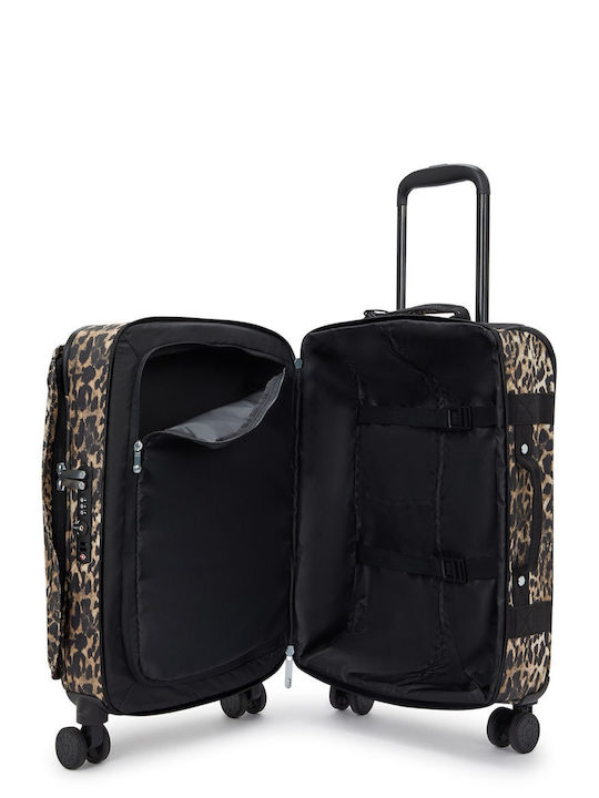 Kipling Spontaneous Koffer Kabine Wild Leopard mit 4 Räder Höhe 55cm