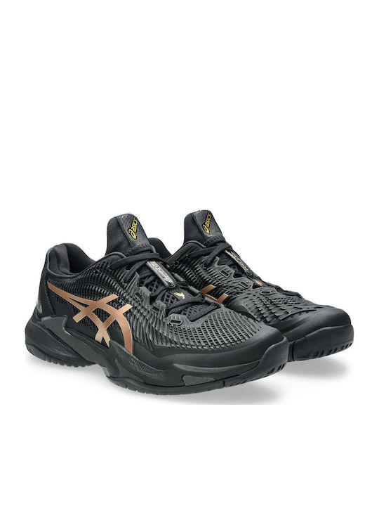ASICS 3 Novak Мъжки Тенис обувки Всички съдилища Черен