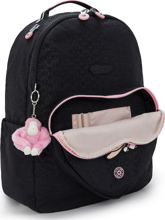 Kipling Ученическа Черна Раница