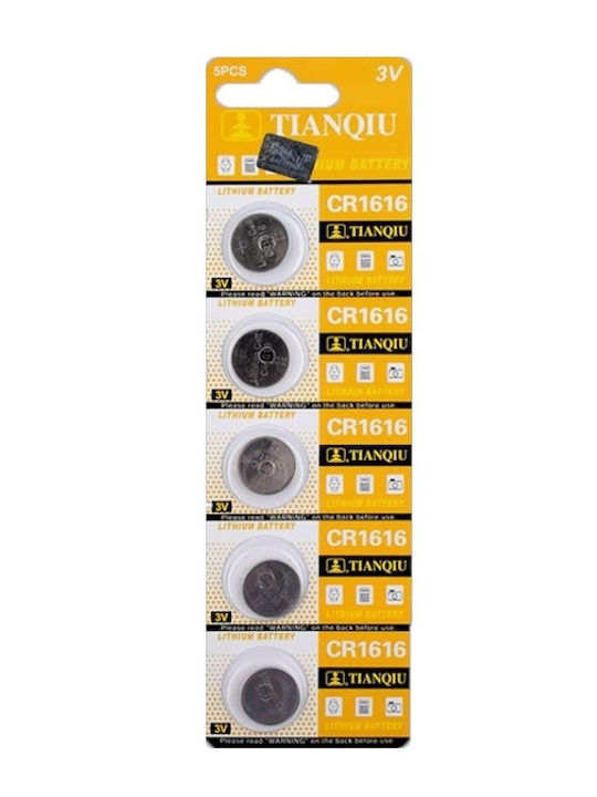 Batterien Lithium für Uhren CR1616 3V 5Stück