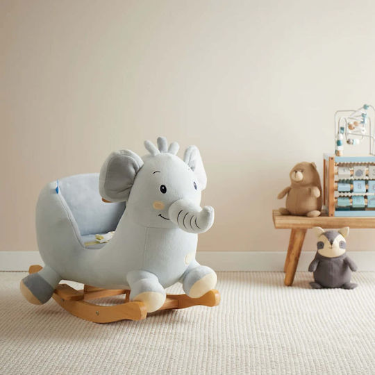 Bieco Schaukelndes Spielzeug Elefant für 9+ Monate Blau