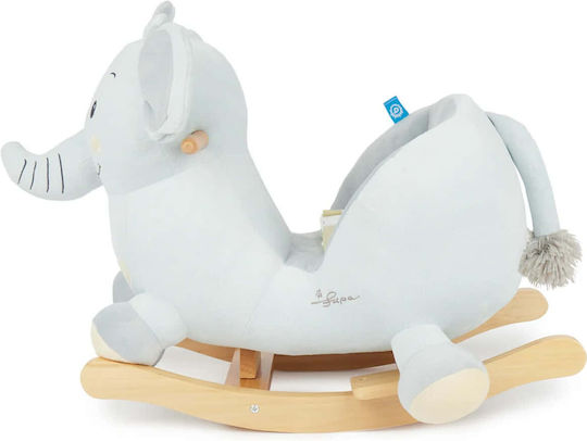 Bieco Schaukelndes Spielzeug Elefant für 9+ Monate Blau