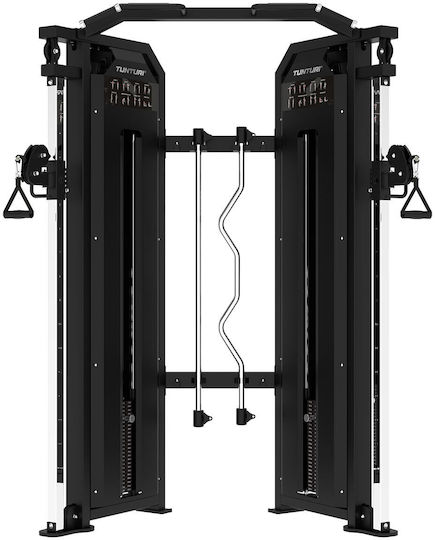 Tunturi Platinum Functional Trainer Power Rack/Multifunktionales Trainingsgerät mit Gewichten 200kg (2x100kg)