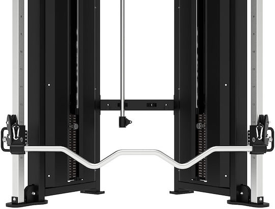 Tunturi Platinum Functional Trainer Power Rack/Multifunktionales Trainingsgerät mit Gewichten 200kg (2x100kg)