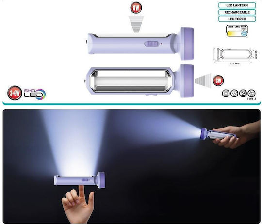 Lanternă Portabilă De Camping Reîncărcabilă Putere 11w Funcție Lampă De Urgență 230 Lumen Ip20 Smd Lumini LED