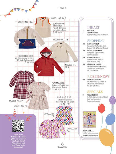 Burda Kids Magazine No. 1/2025, Published In German