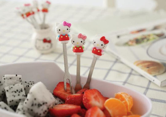 Baby Donkey Baby Donkey Food Picks Hello Kitty 6 Pieces Foodpicks13