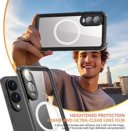 Redpepper IP68 Waterproof Case Samsung Galaxy S25 Edge 5G Black