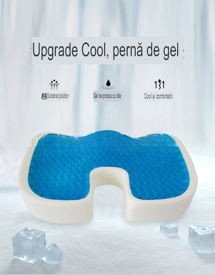 Orthopädisches Kissen Sitz mit Memory Foam 45x35x7cm in Lila Farbe