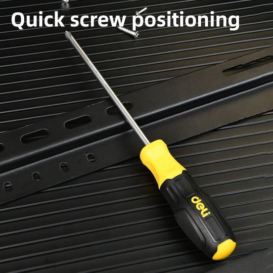 Deli Screwdriver with Magnetic Interchangeable Tips