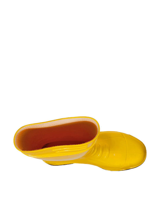 Stenso Non-Slip Work Wellies with Fur Yellow