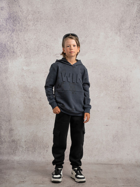 Kids Sweatpants Set Grey 2pcs