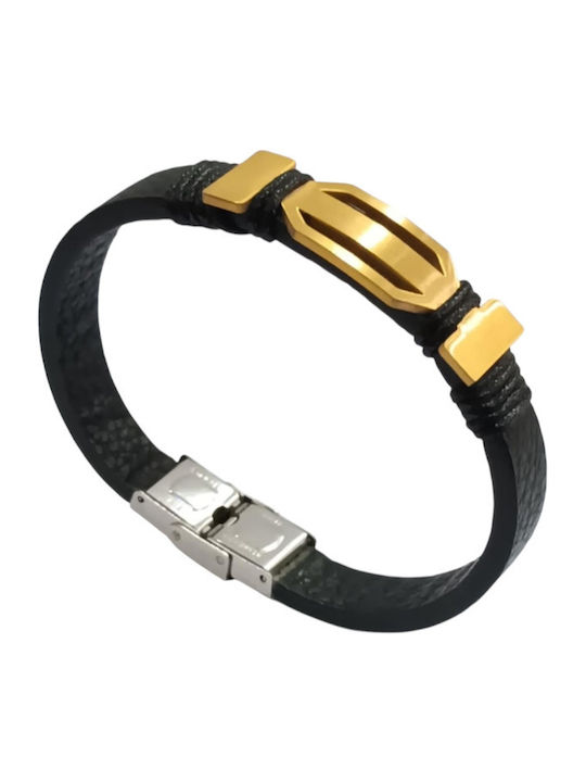 Kalliopi Silver Men's Steel Bracelet