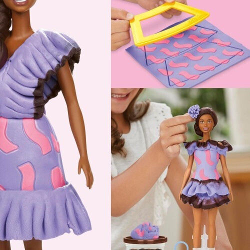 Hasbro Play-doh Barbie Fashionista Ruffles Σετ G1359