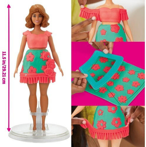Hasbro Play-doh Barbie Florals Fringe Σετ G1360