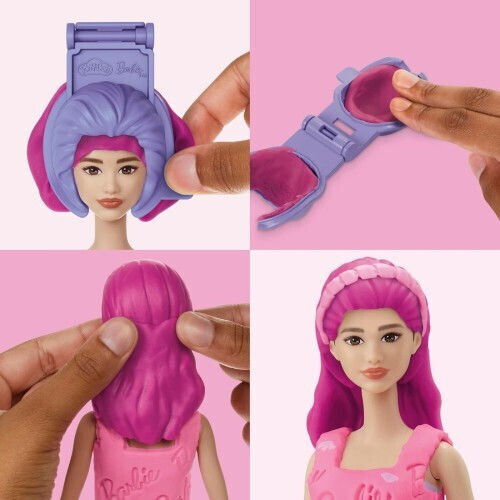 Hasbro Play-doh Barbie Hearts Hair Doll Set Σετ G1357