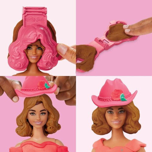 Hasbro Play-doh Barbie Florals Fringe Σετ G1360
