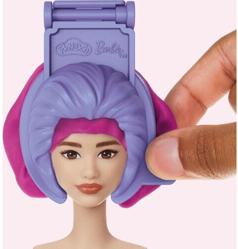 Hasbro Play-doh Barbie Hearts Hair Doll Set Σετ G1357