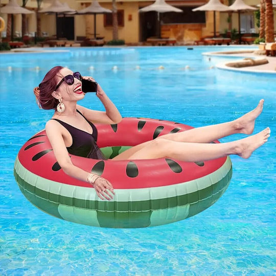 Swim Ring Shape Watermelon Design 90cm 4pcs