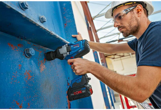 Bosch GDS 18V-1600 HC Professional Brushless Μπουλονόκλειδο Μπαταρίας 18V Solo με Υποδοχή 3/4"