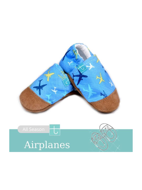 Titot Baby Slippers Light Blue