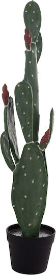 Plantă Sintetică Decorativă Hm4748 Cactus Ghiveci 16x20x85cm