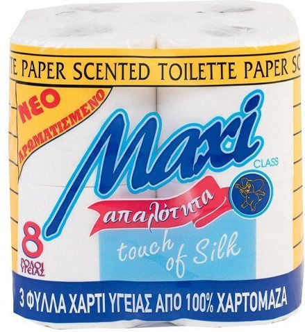 Maxi Deco Χαρτί Υγείας 8 Ρολά 3 Φύλλων (80gr/Ρολό)