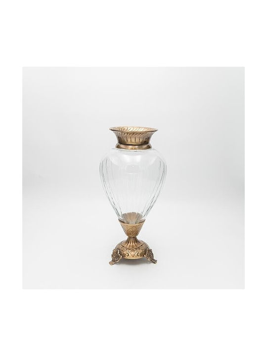 Decorative Vase Transparent 17x17x33cm
