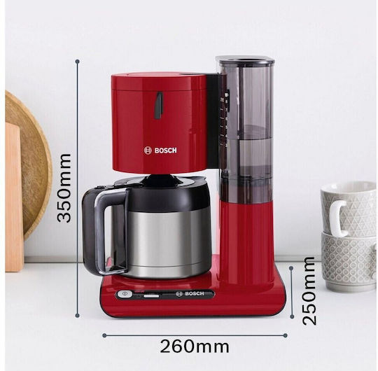 Bosch Filterkaffeemaschine 1100W Rot