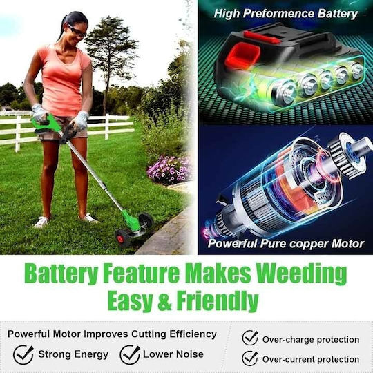 Wheeled Brush Cutter Battery 1kg 48V with 2 Batteries 1kg