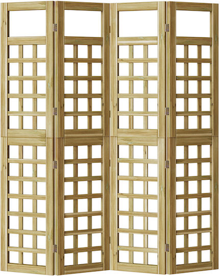 vidaXL Διακοσμητικό Παραβάν Ξύλινο 120x180cm