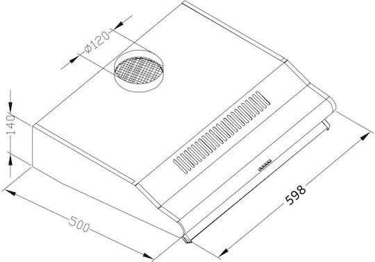 Berdsen Independentă Hotă 60cm Negru