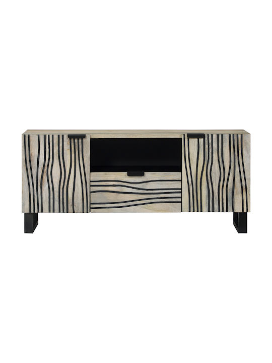 Kleiderschrank Büro Λευκό Και Μαύρο 105x33.5x46cm