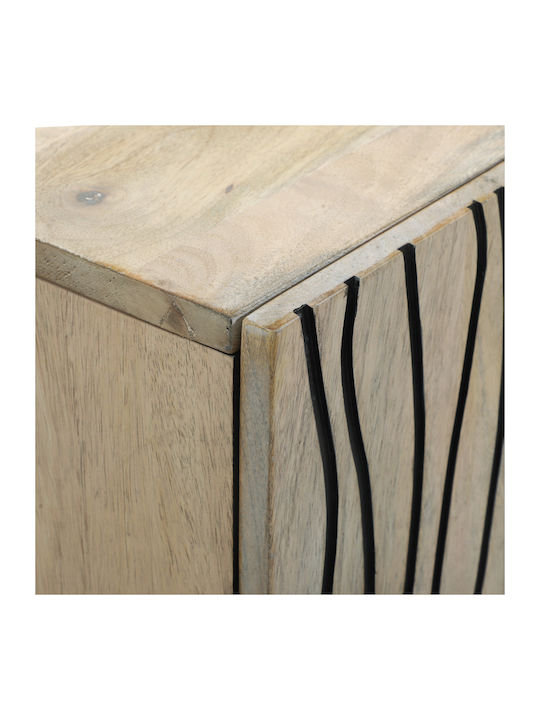 Kleiderschrank Büro Λευκό Και Μαύρο 60x33.5x75cm