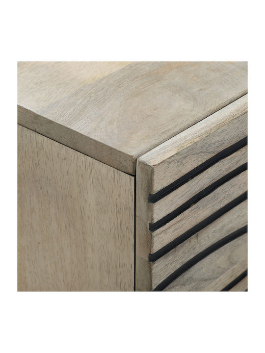Kleiderschrank Büro Λευκό Και Μαύρο 40x33.5x75cm