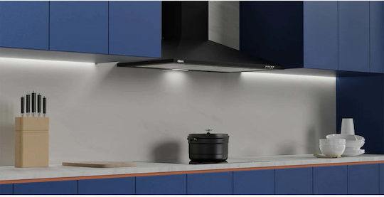 Ciarra Freestanding Vent Hood 90cm Black