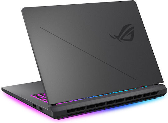 Asus ROG Strix G16 G615JMR-S5050 16" QHD+ (i7-14650HX/16GB/512GB SSD/GeForce RTX 5060/Без операционна система) Сив цвят Eclipse Gray (US Клавиатура)