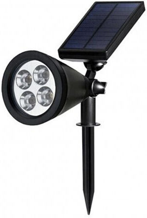 Optonica Spiked Solar Light 1.5W 60lm Blue with Photocell IP65