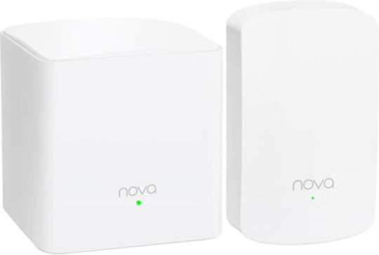 Tenda MW5 Rețea WiFi Mesh Punct de acces Wi-Fi 5 Banda Duală (2.4 și 5GHz) în Kit triplu