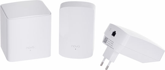 Tenda MW5 Rețea WiFi Mesh Punct de acces Wi-Fi 5 Banda Duală (2.4 și 5GHz) în Kit triplu