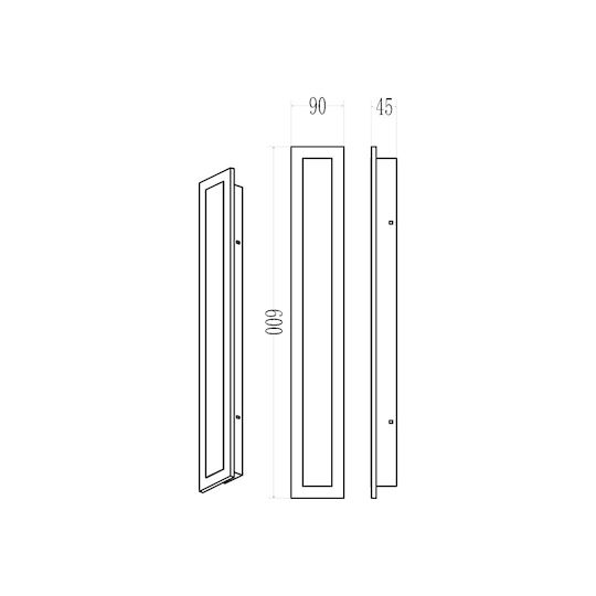 Eko Light Wall-Mounted Outdoor Light LED 20W